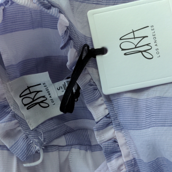 DRA clothing los Angeles,Top and skirt striped set,NWT,Small - Picture 4 of 4